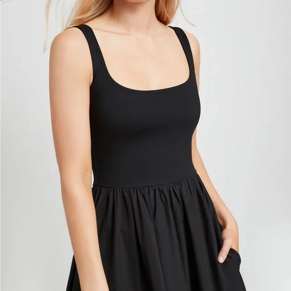 Marcella NYC Clara Black Midi Dress - Picture 3 of 6